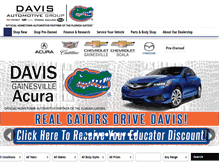 Tablet Screenshot of gainesvilleauto.com